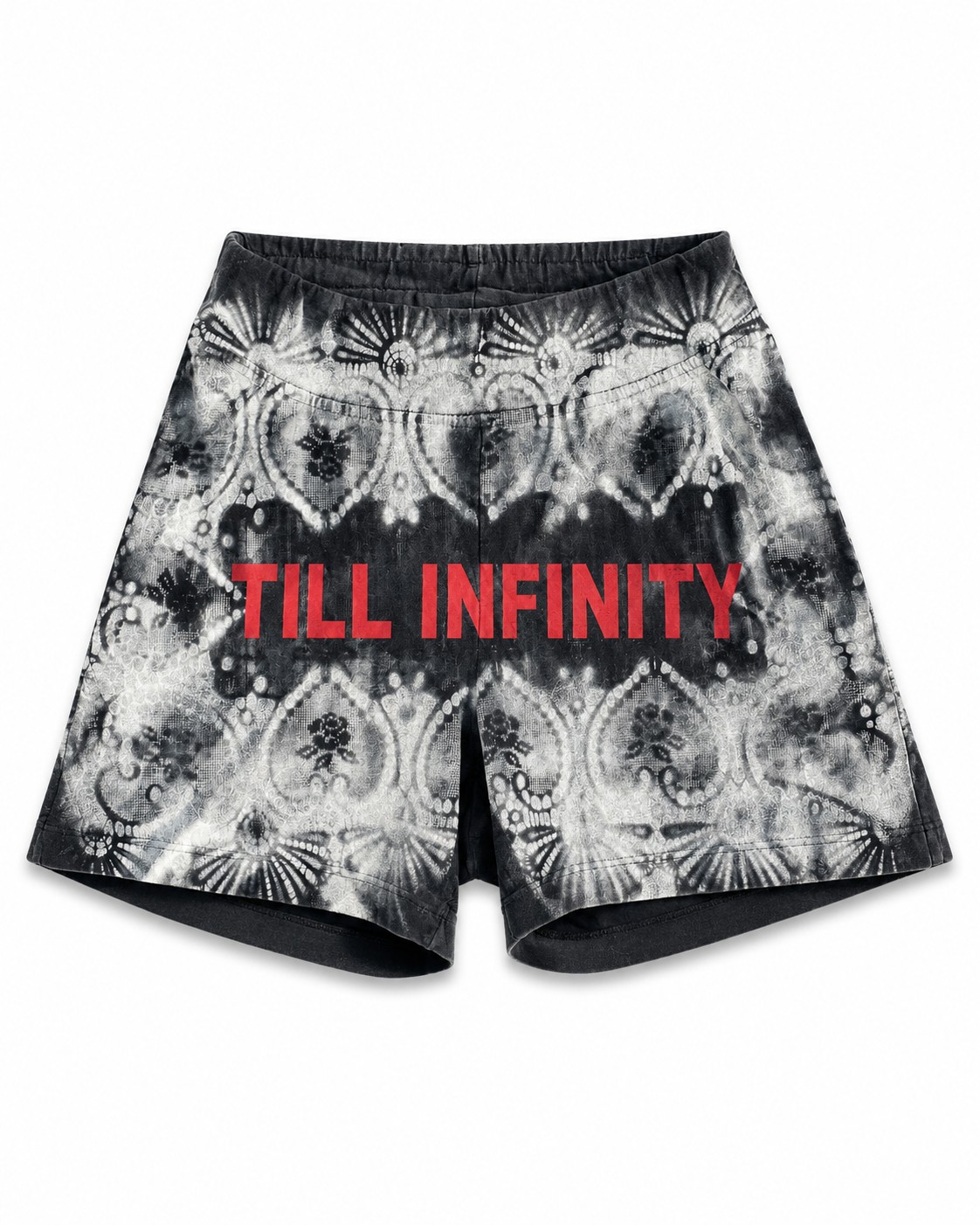 Dumbdry reworked printed shorts